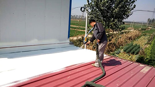 彩鋼板防腐涂料(圖2) 彩鋼板防腐涂料噴涂案例